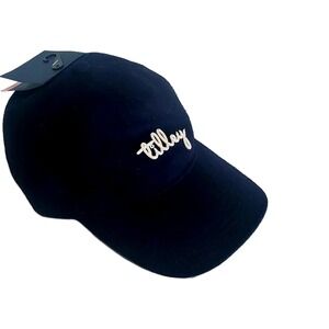 Tilley Hat Navy Blue Wool Blend L/XL Baseball Cap NWT Tilley Cursive Snapback